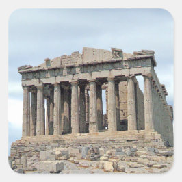 Parthenon-Sticker Vierkante Sticker