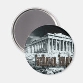 Parthenon tempel serie magneet (Voorkant / Achterkant)
