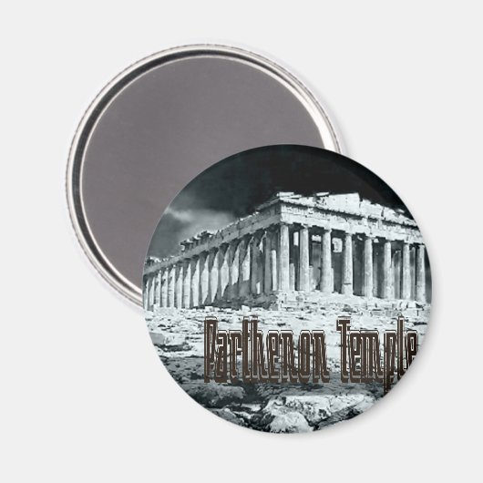 Parthenon tempel serie magneet (Voorkant / Achterkant)