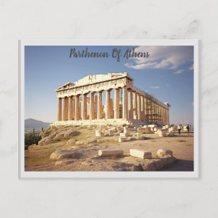 Parthenon van Athene Briefkaart