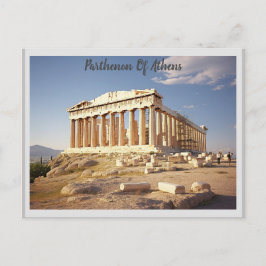 Parthenon van Athene Briefkaart