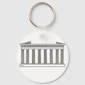 Parthenon van Athene Sleutelhanger (Voorkant)