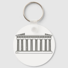 Parthenon van Athene Sleutelhanger