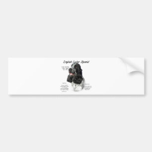 Parti Engelse Cocker Spaniel Geschiedenis Bumpersticker