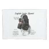 Parti Engelse Cocker Spaniel Geschiedenis Kussensloop (Voorkant-Links)