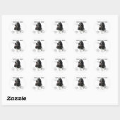 Parti Engelse Cocker Spaniel Geschiedenis Ronde Sticker (Vel)