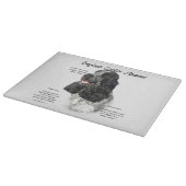 Parti Engelse Cocker Spaniel Geschiedenis Snijplank (Hoek)