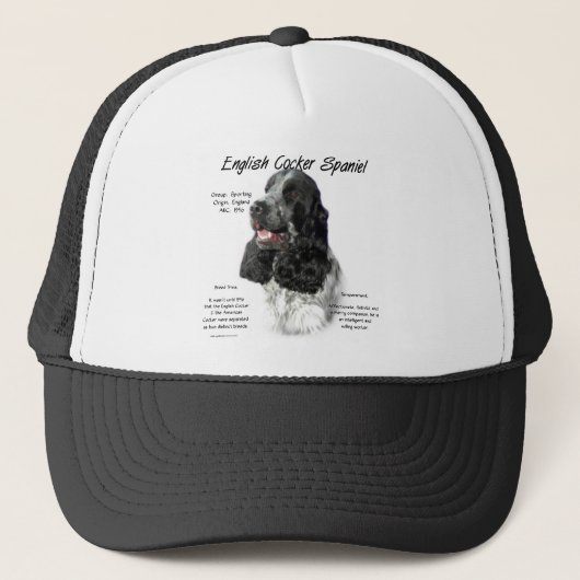 Parti Engelse Cocker Spaniel Geschiedenis Trucker Pet (Voorkant)