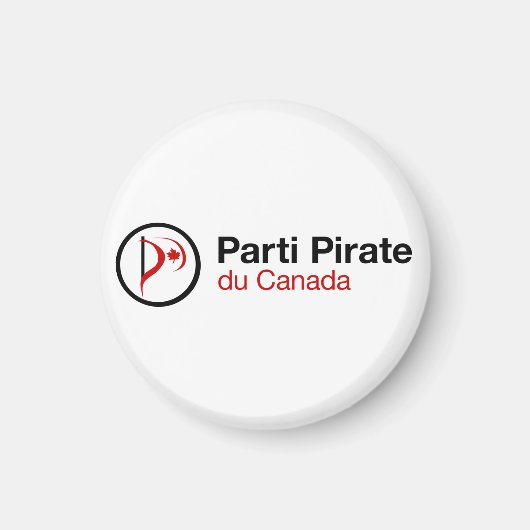 Parti Pirate du Canada Magneet (Voorkant)