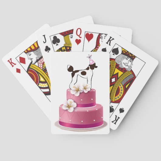 Parti Poodle-kaarten Pokerkaarten (Achterkant)