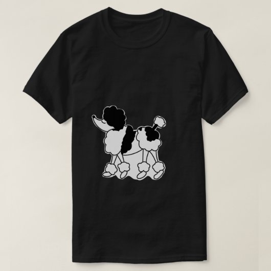 Parti poodle! Sticker.png T-shirt (Design voorkant)