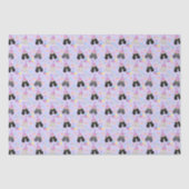 Parti Poodle Tissue Paper in Purple Tissuepapier (Voorkant)