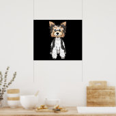 Parti Yorkie Cute Art Poster (Keuken)
