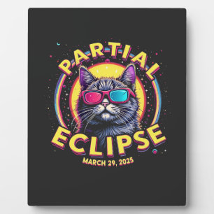Partial Eclipse 2025 Kattenastronomie KItten liefh Fotoplaat