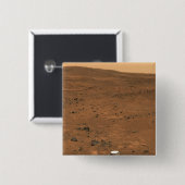 Partial Seminole panorama van Mars Vierkante Button 5,1 Cm (Voorkant /achterkant)