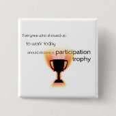 Participatietrafie Vierkante Button 5,1 Cm (Voorkant)