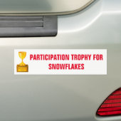 Participatietrafie voor Bumpersticker in sneeuwvlo (Op auto)