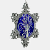 Particle Bouquet Pewter Holiday Ornament (Links)