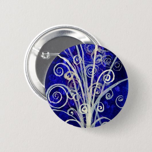 Particle Bouquet Ronde Button 5,7 Cm (Voorkant /achterkant)