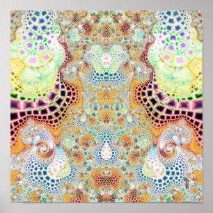 Particulariseerde droomvariatie 3 (12 bij 12) poster