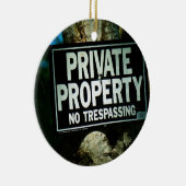 Particulier eigendom - geen draagdeursluiter keramisch ornament (Rechts)