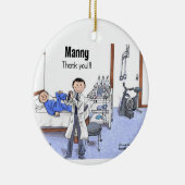 Particulier - Fysiotherapeut - Manny Keramisch Ornament (Rechts)