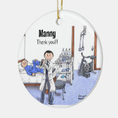 Particulier - Fysiotherapeut - Manny Keramisch Ornament (Links)