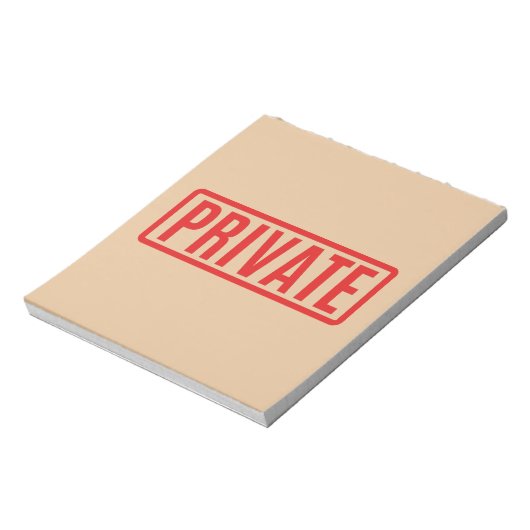 Particulier Notitieblok (Linkerzijde)