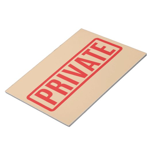 Particulier Notitieblok (Schuin)