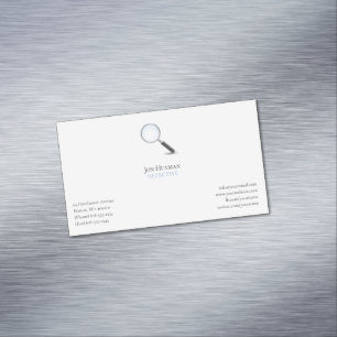 Particulier onderzoek   Rechercheur Magnetisch Visitekaartje