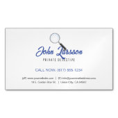 Particulier onderzoek | Rechercheur Magnetisch Visitekaartje (Voorkant)