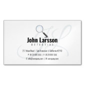 Particulier onderzoek | Rechercheur Magnetisch Visitekaartje (Voorkant)