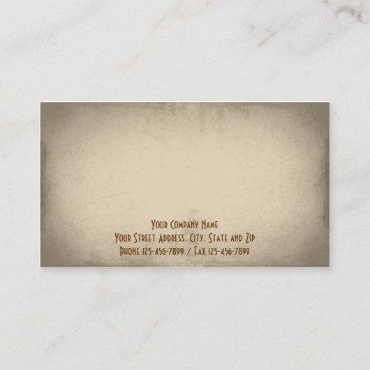 Particulier onderzoeker detective Visitekaartje (Achterkant)