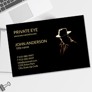 Particulier onderzoeker Modern particulier onderzo Visitekaartje
