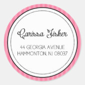 particulier ronde sticker (Voorkant)