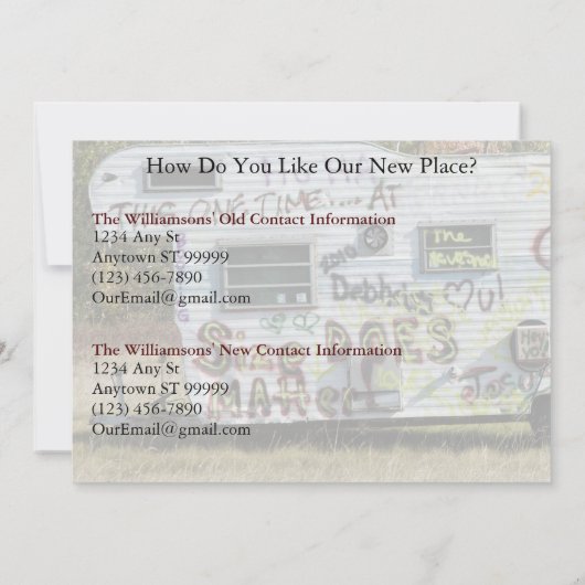 Particuliere adreswijziging - Graffiti Trailer Aankondiging (Achterkant)