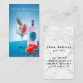 Particuliere Bartender Coctails Visitekaartje (Voorkant / Achterkant)