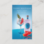 Particuliere Bartender Coctails Visitekaartje (Voorkant)