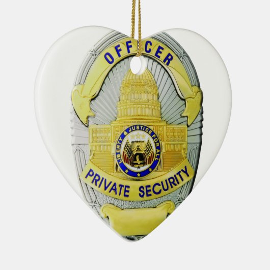 Particuliere beveiliging keramisch ornament (Rechts)