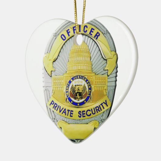 Particuliere beveiliging keramisch ornament (Links)