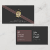 Particuliere beveiligingsdienst visitekaartje (Voorkant / Achterkant)