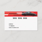 Particuliere chauffeur visitekaartje (Achterkant)