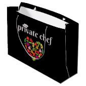 Particuliere Chef Groot Cadeauzakje (Achterkant Gekanteld)