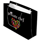 Particuliere Chef Groot Cadeauzakje (Voorkant Gekanteld)