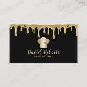 Particuliere Chef Modern Gold Drids Modern Party C Visitekaartje (Voorkant)