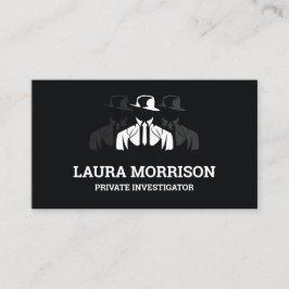 Particuliere detective contactkaartje