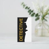 Particuliere detective onderzoeker visitekaartje (Staand voorkant)