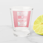 Particuliere eigendom geen tresspassing Thunder_Co Shot Glas (Achterkant)