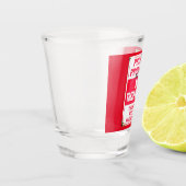 Particuliere eigendom geen tresspassing Thunder_Co Shot Glas (Links)