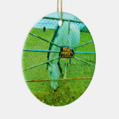 Particuliere eigendom, paarden keramisch ornament (Rechts)